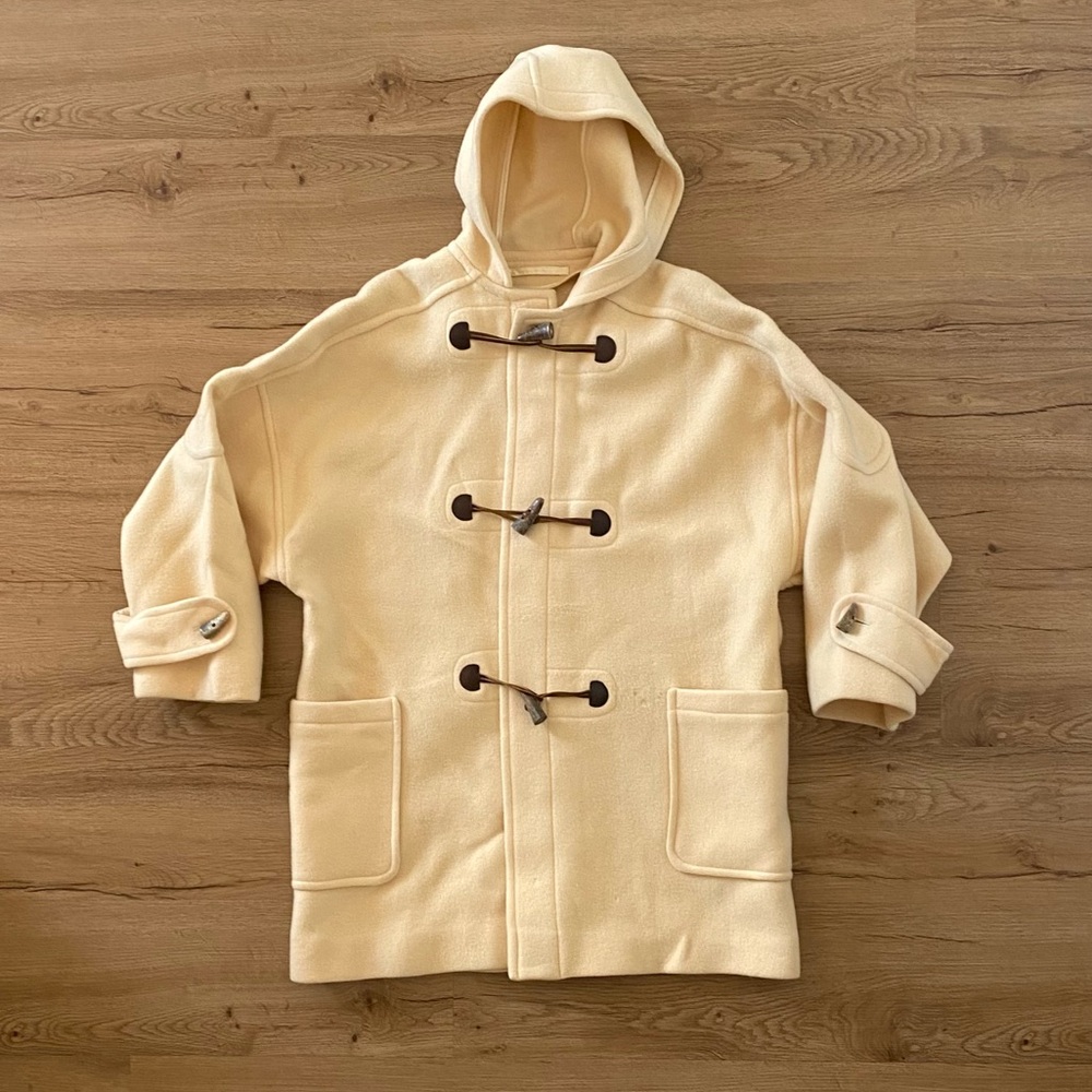 Vintage Burberry wool duffle coat